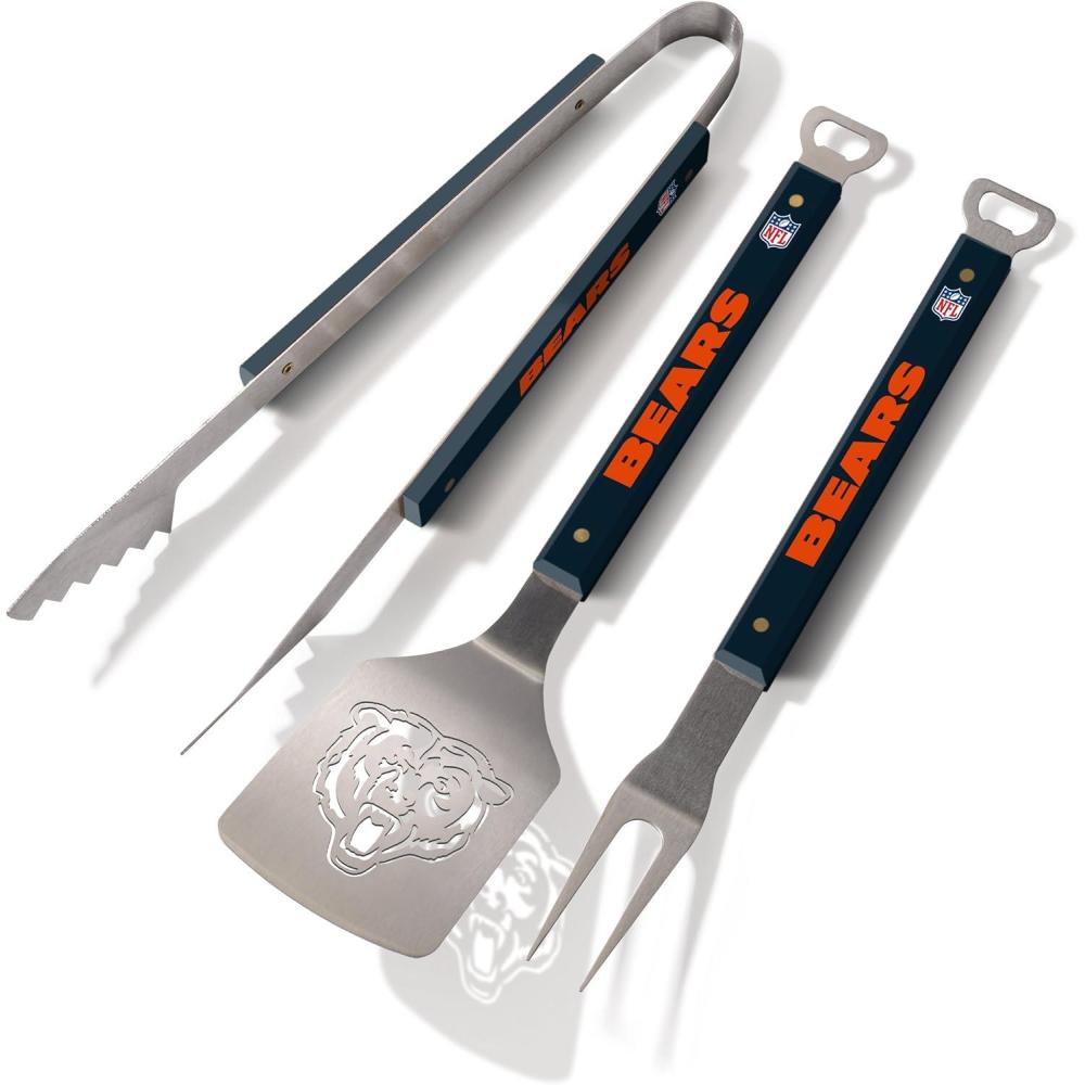 imageYouTheFan NFL Spirit Series 3Piece BBQ SetChicago Bears