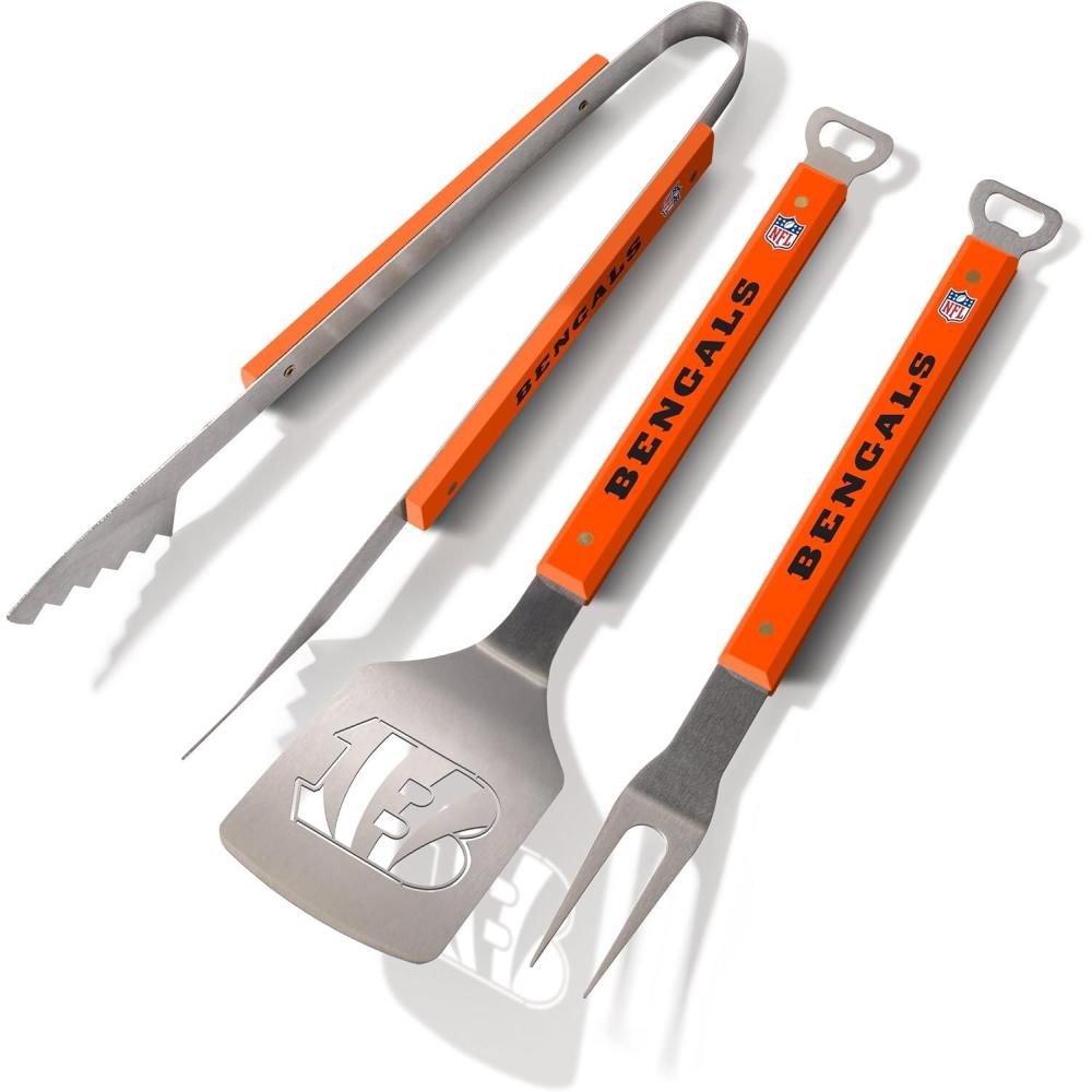 imageYouTheFan NFL Spirit Series 3Piece BBQ SetCincinnati Bengals