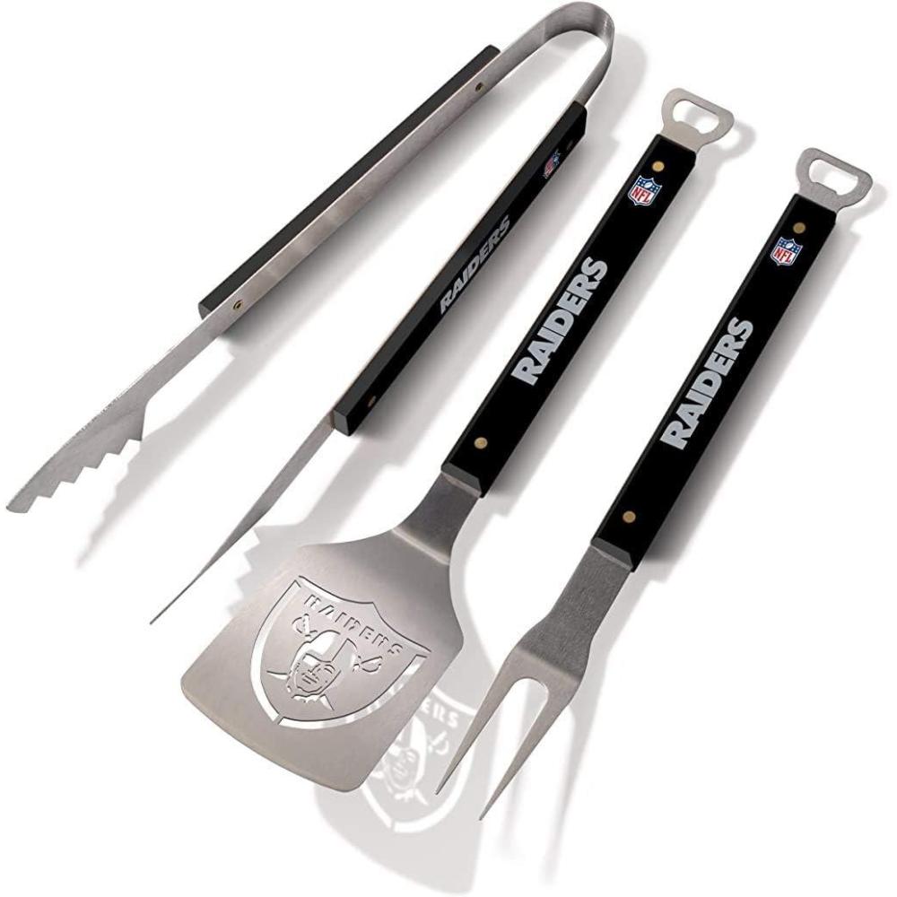 imageYouTheFan NFL Spirit Series 3Piece BBQ SetLas Vegas Raiders