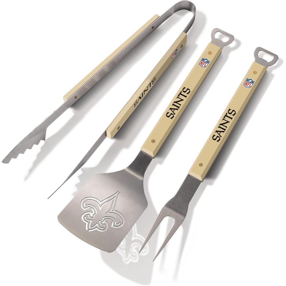 imageYouTheFan NFL Spirit Series 3Piece BBQ SetNew Orleans Saints