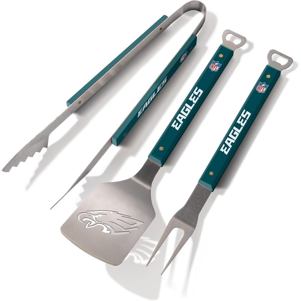 imageYouTheFan NFL Spirit Series 3Piece BBQ SetPhiladelphia Eagles