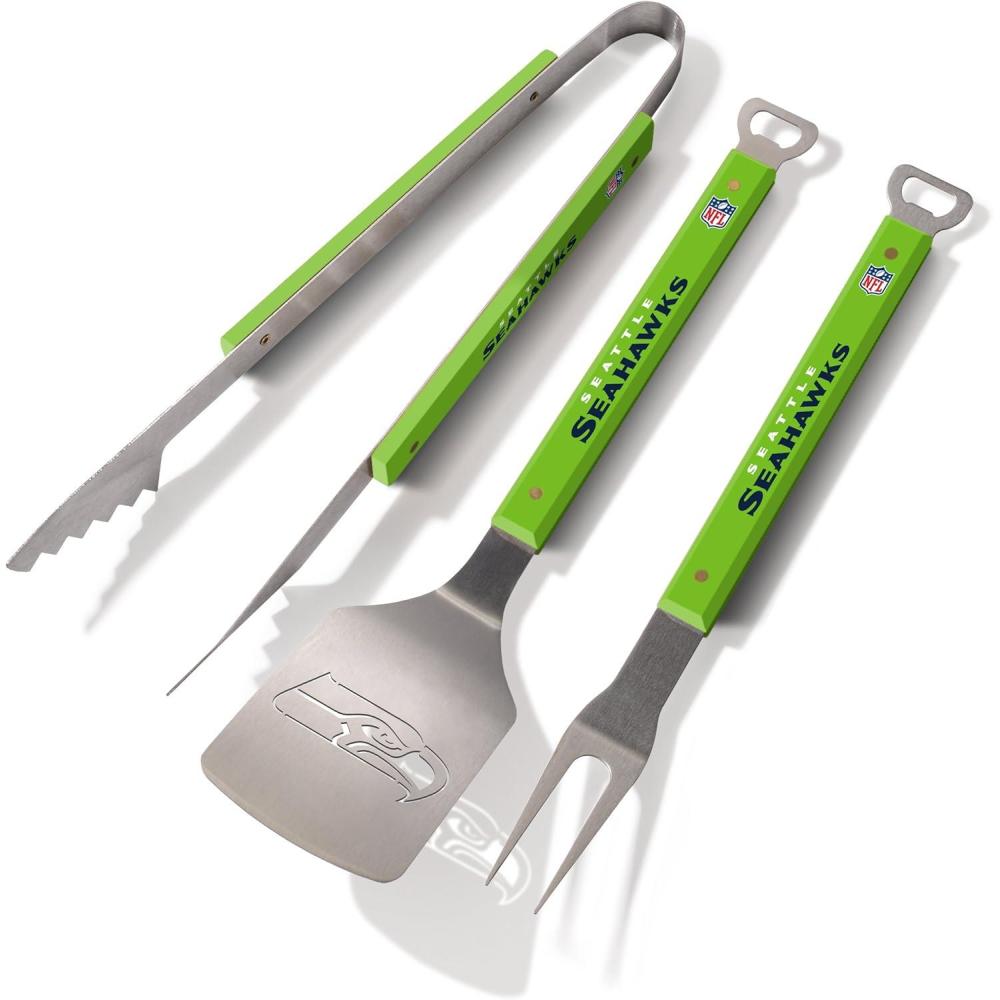 imageYouTheFan NFL Spirit Series 3Piece BBQ SetSeattle Seahawks