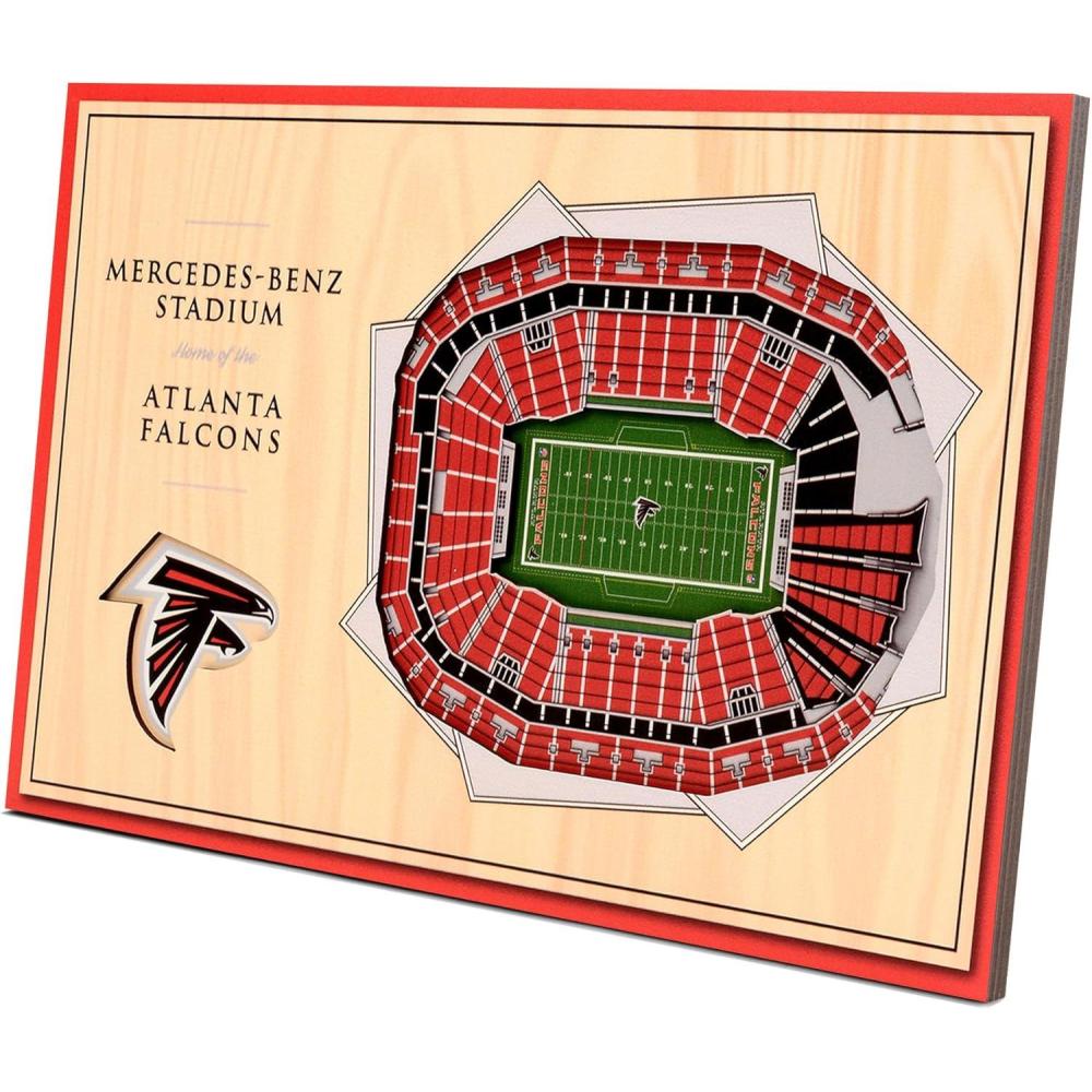 imageYouTheFan NFL Unisex 3D StadiumViews Desktop DisplayAtlanta Falcons