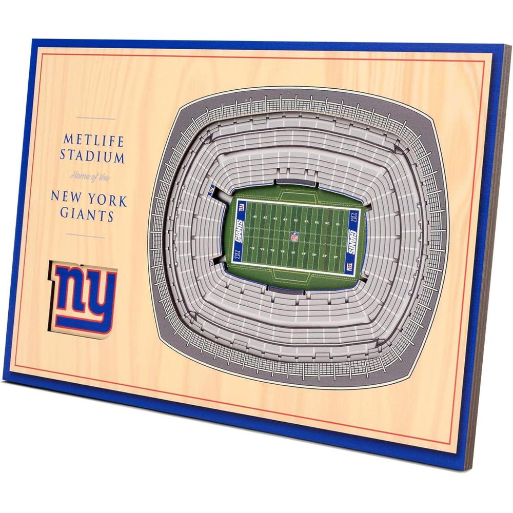 imageYouTheFan NFL Unisex 3D StadiumViews Desktop DisplayNew York Giants