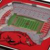 YouTheFan NCAA 3D StadiumView Coasters(Arkansas Razorbacks)