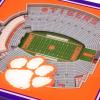 YouTheFan NCAA 3D StadiumView Coasters(Clemson Tigers)