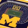 YouTheFan NCAA 3D StadiumView Coasters(Michigan Wolverines)