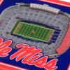 YouTheFan NCAA 3D StadiumView Coasters(Mississippi Rebels)