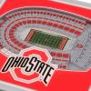 YouTheFan NCAA 3D StadiumView Coasters(Ohio State Buckeyes)