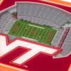YouTheFan NCAA 3D StadiumView Coasters(Virginia Tech Hokies)