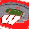 YouTheFan NCAA 3D StadiumView Coasters(Wisconsin Badgers)