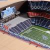 YouTheFan NFL 25-Layer StadiumView Wall Art(Tennessee Titans)