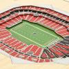 YouTheFan NFL 5-Layer StadiumView Wall Art(Atlanta Falcons)