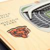 YouTheFan NFL 5-Layer StadiumView Wall Art(Chicago Bears)