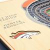 YouTheFan NFL 5-Layer StadiumView Wall Art(Denver Broncos)