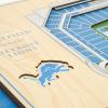 YouTheFan NFL 5-Layer StadiumView Wall Art(Detroit Lions)