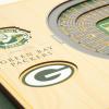 YouTheFan NFL 5-Layer StadiumView Wall Art(Green Bay Packers)