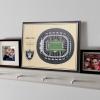 YouTheFan NFL 5-Layer StadiumView Wall Art(Las Vegas Raiders)