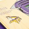 YouTheFan NFL 5-Layer StadiumView Wall Art(Minnesota Vikings)