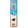 YouTheFan NFL 3D Stadium Banner, 8 x 32 Inches(Carolina Panthers)