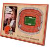 YouTheFan NFL Arizona Cardinals 3D StadiumViews Picture Frame(Cleveland Browns)