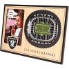 YouTheFan NFL Arizona Cardinals 3D StadiumViews Picture Frame(Las Vegas Raiders)