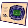 YouTheFan NFL Unisex 3D StadiumViews Desktop Display(Baltimore Ravens)