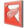 YouTheFan NHL 3D Logo Series Wall Art-12×12(Detroit Red Wings)