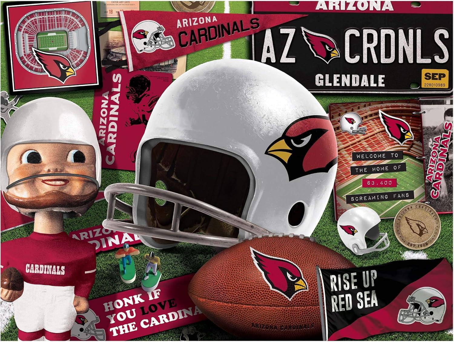 imageYouTheFan NFL Retro Series Puzzle 500 PiecesArizona Cardinals