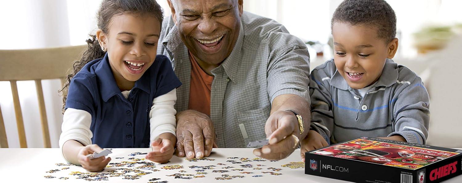 imageYouTheFan NFL Retro Series Puzzle 500 PiecesKansas City Chiefs