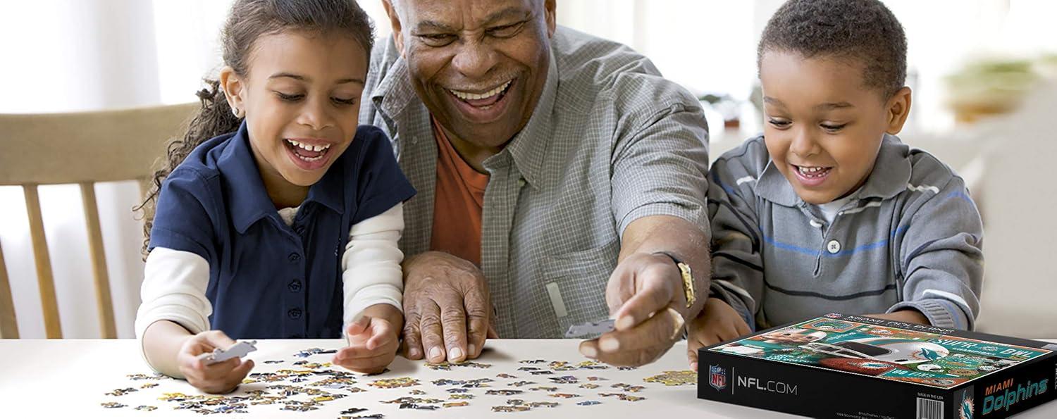 imageYouTheFan NFL Retro Series Puzzle 500 PiecesMiami Dolphins