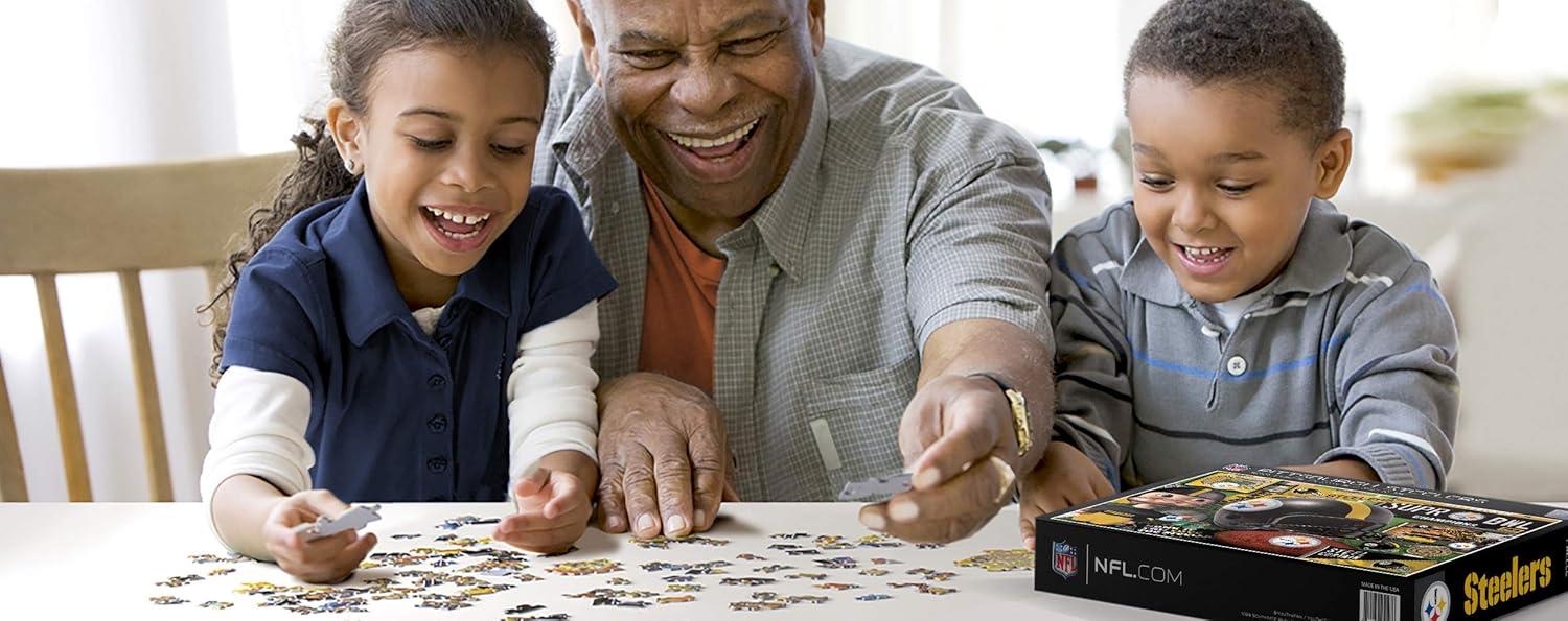 imageYouTheFan NFL Retro Series Puzzle 500 PiecesPittsburgh Steelers