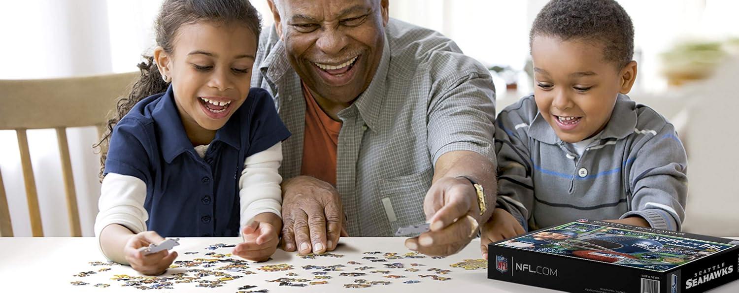 imageYouTheFan NFL Retro Series Puzzle 500 PiecesSeattle Seahawks