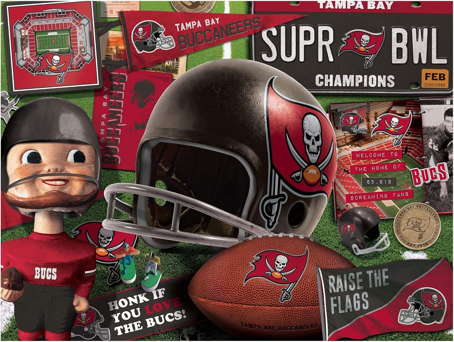 imageYouTheFan NFL Retro Series Puzzle 500 PiecesTampa Bay Buccaneers