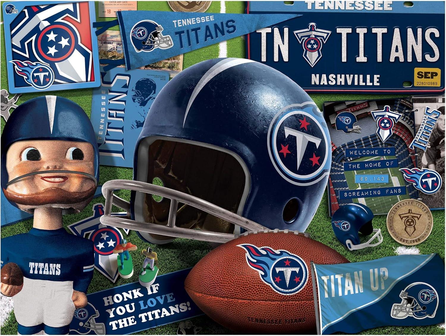 imageYouTheFan NFL Retro Series Puzzle 500 PiecesTennessee Titans