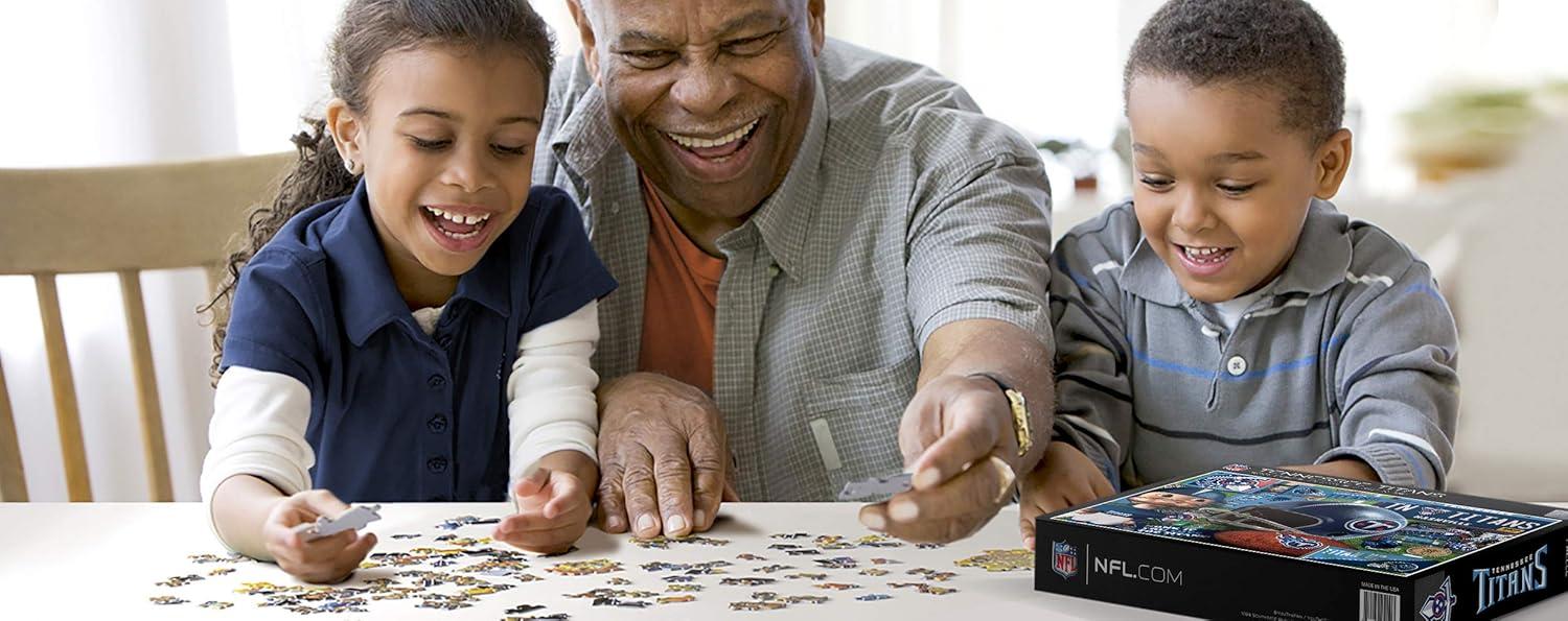 imageYouTheFan NFL Retro Series Puzzle 500 PiecesTennessee Titans