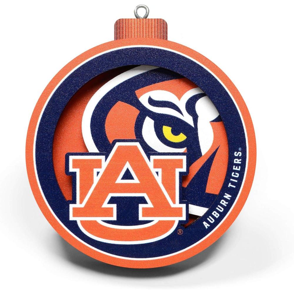 imageYouTheFan NCAA 3D Logo Series OrnamentAuburn Tigers