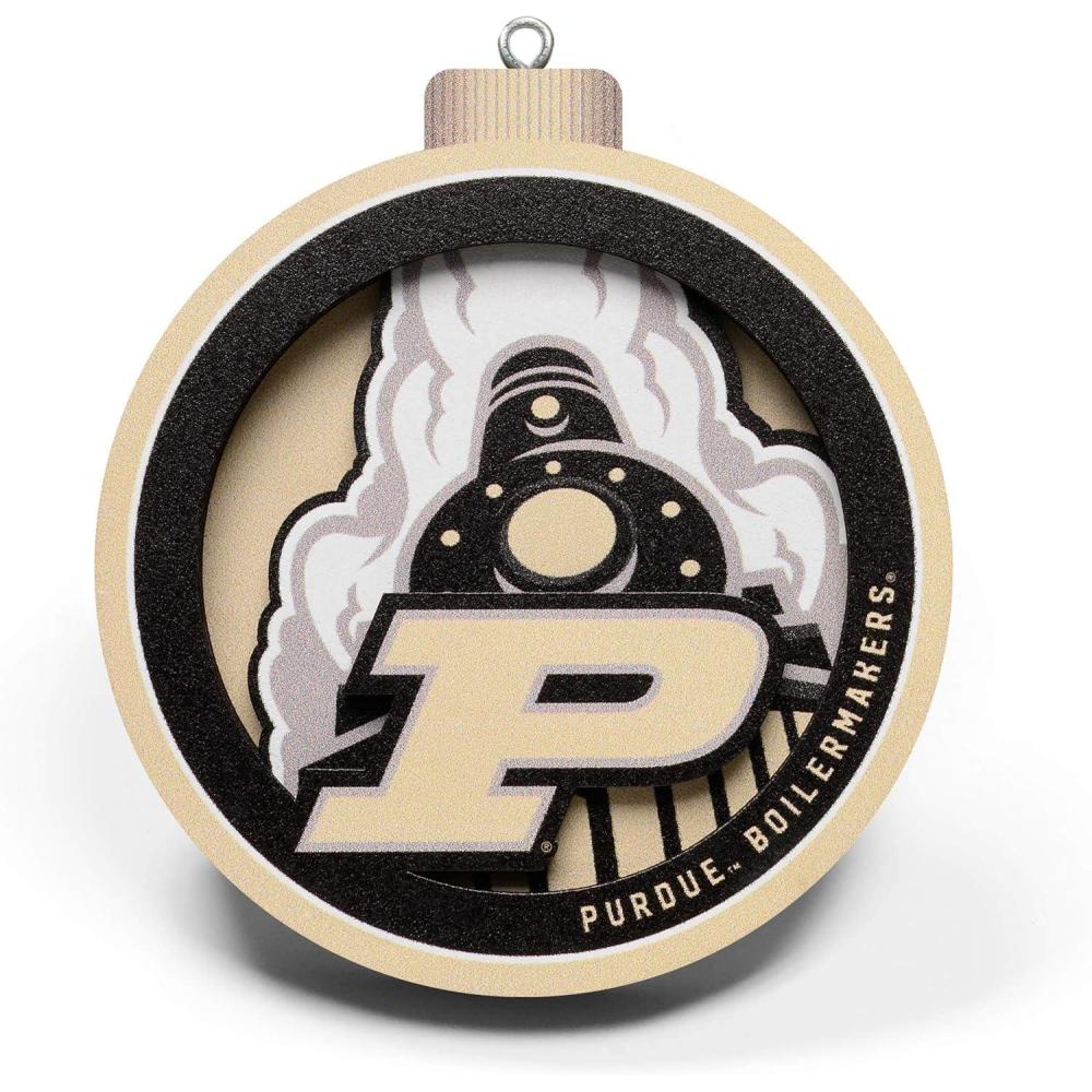 imageYouTheFan NCAA 3D Logo Series OrnamentPurdue Boilermakers