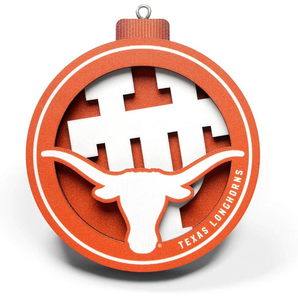 imageYouTheFan NCAA 3D Logo Series OrnamentTexas Longhorns