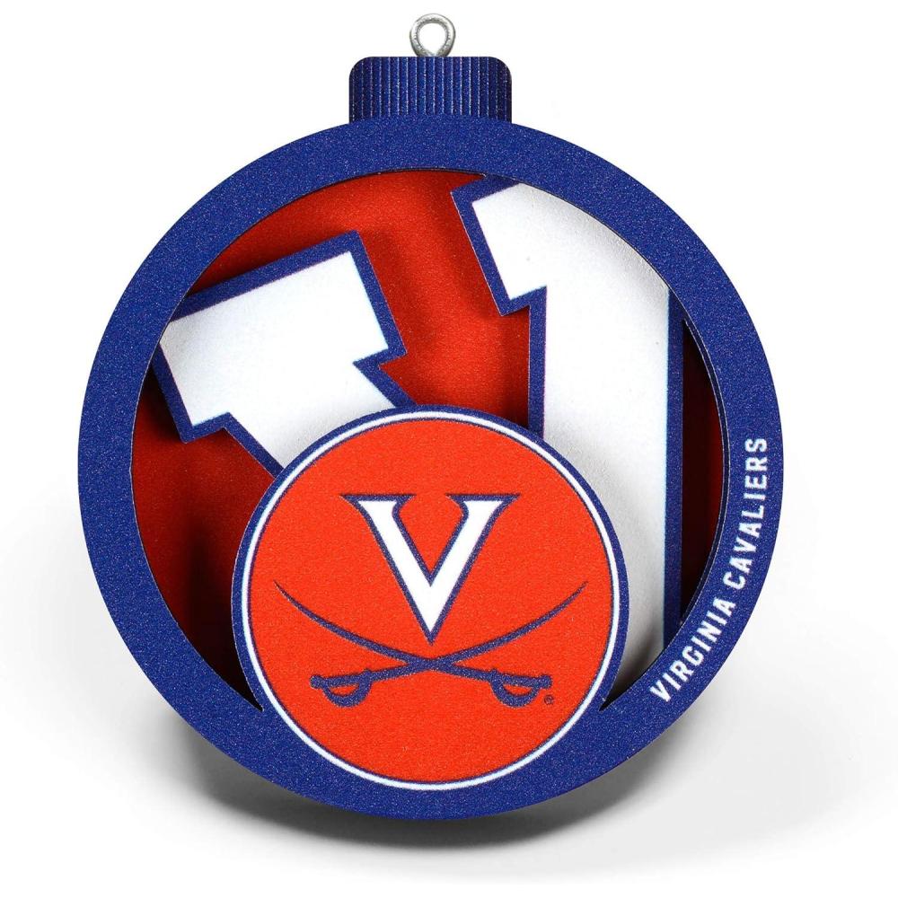 imageYouTheFan NCAA 3D Logo Series OrnamentVirginia Cavaliers