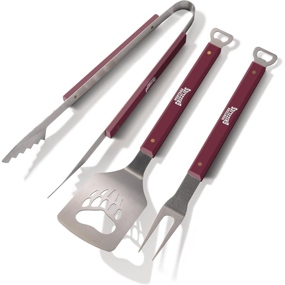 imageYouTheFan NCAA Spirit Series 3pc BBQ SetMontana Grizzlies