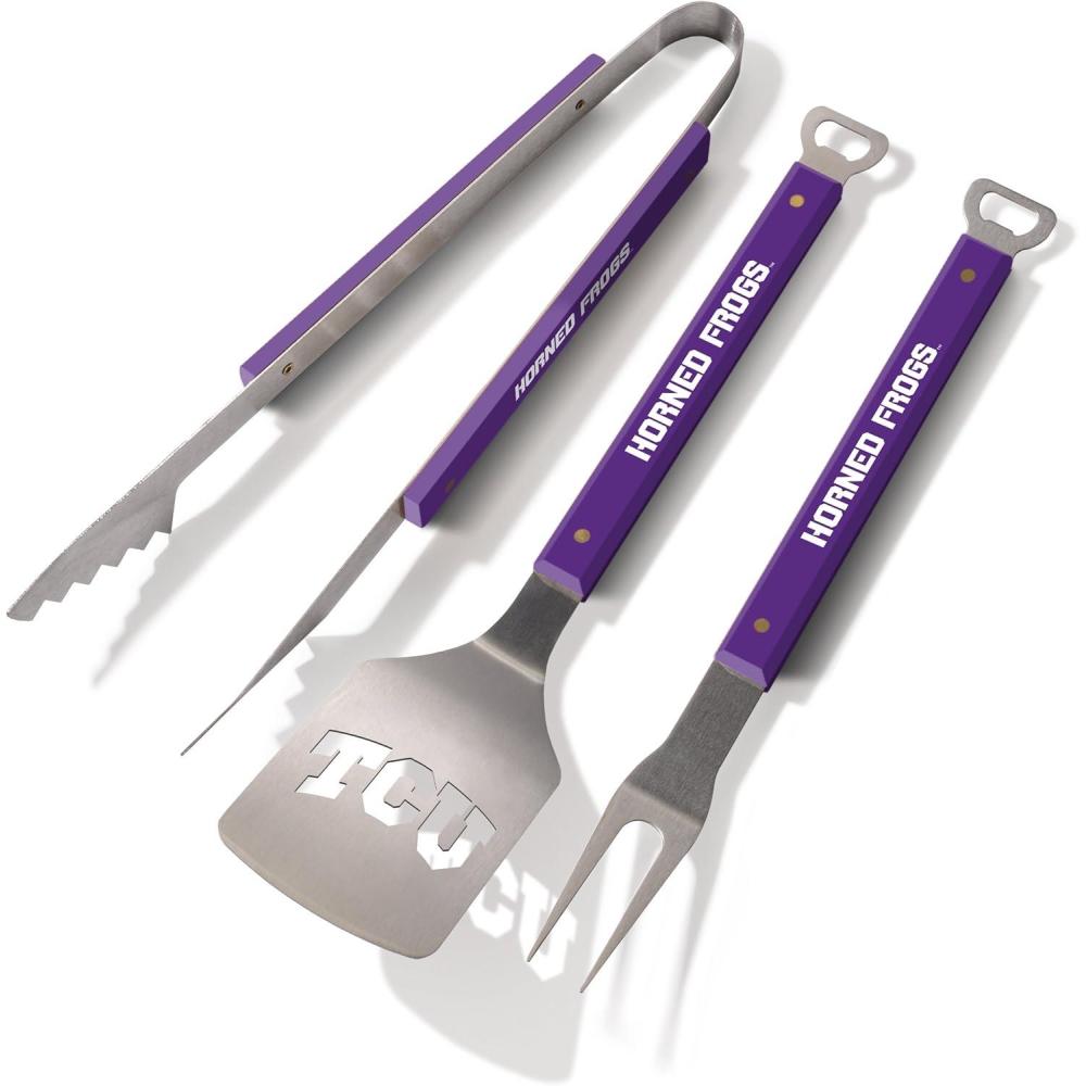imageYouTheFan NCAA Spirit Series 3pc BBQ SetTCU Horned Frogs