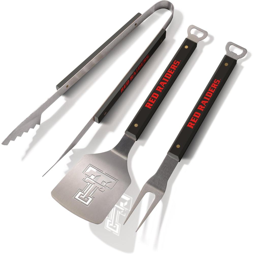 imageYouTheFan NCAA Spirit Series 3pc BBQ SetTexas Tech Red Raiders
