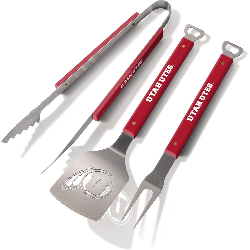 imageYouTheFan NCAA Spirit Series 3pc BBQ SetUtah Utes