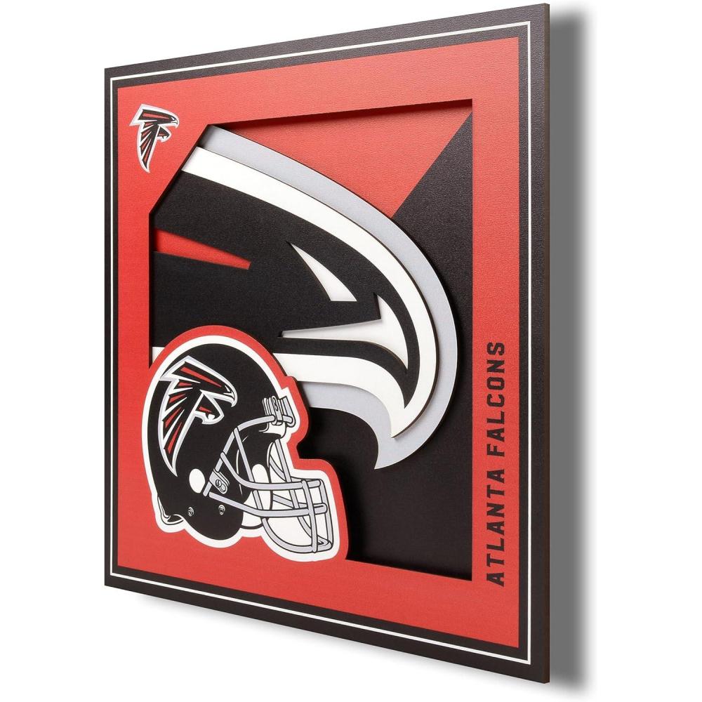 imageYouTheFan NFL 12x12 Logo Series Wall ArtAtlanta Falcons
