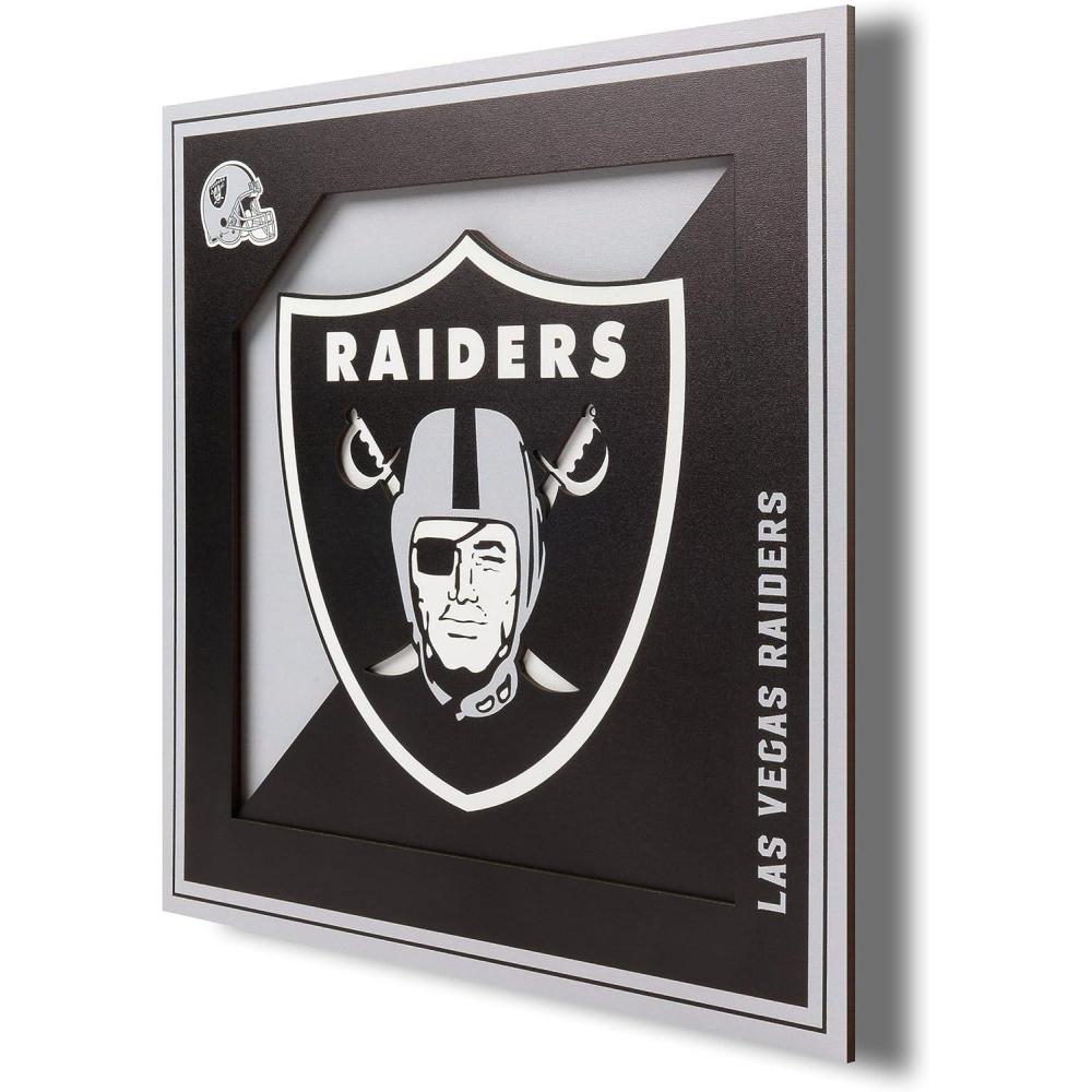 imageYouTheFan NFL 12x12 Logo Series Wall ArtLas Vegas Raiders