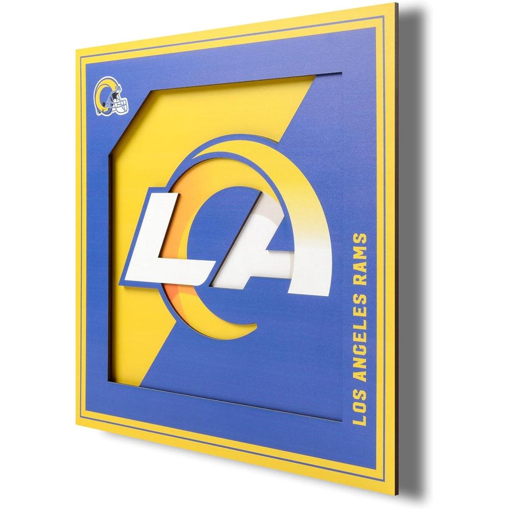 imageYouTheFan NFL 12x12 Logo Series Wall ArtLos Angeles Rams