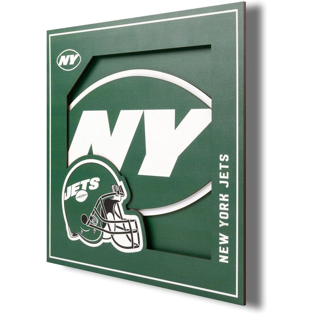 imageYouTheFan NFL 12x12 Logo Series Wall ArtNew York Jets