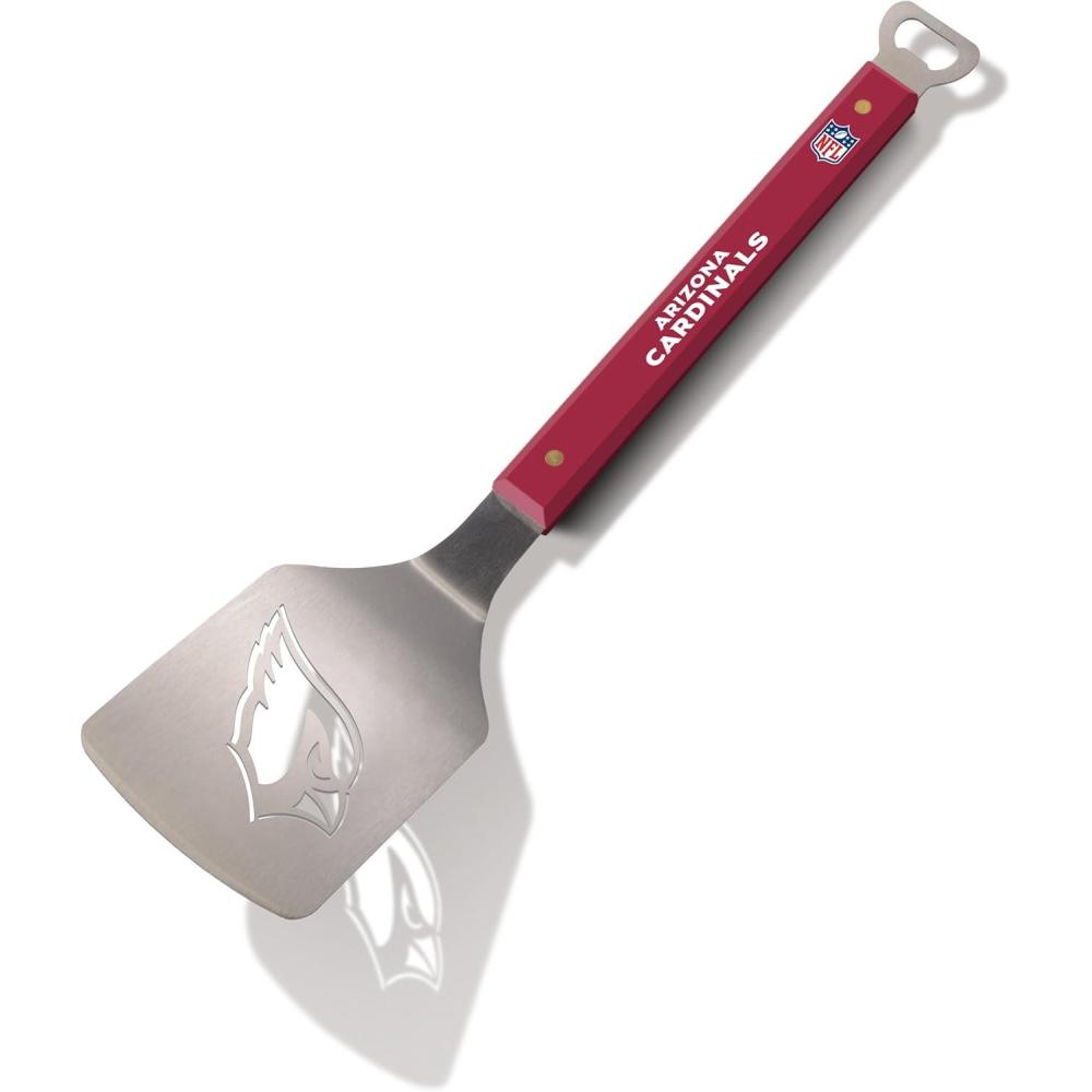 imageYouTheFan NFL 18quot Stainless Steel Sportula Spatula with Bottle OpenerArizona Cardinals