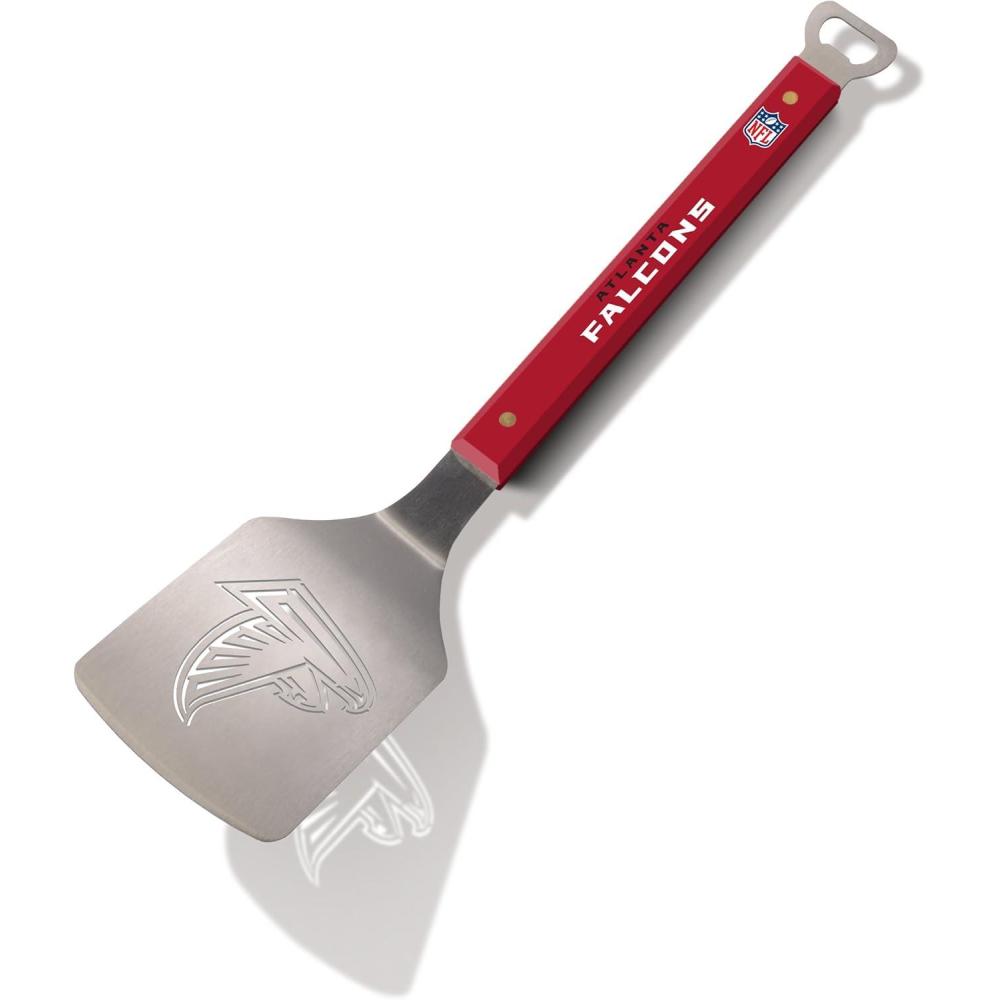 imageYouTheFan NFL 18quot Stainless Steel Sportula Spatula with Bottle OpenerAtlanta Falcons